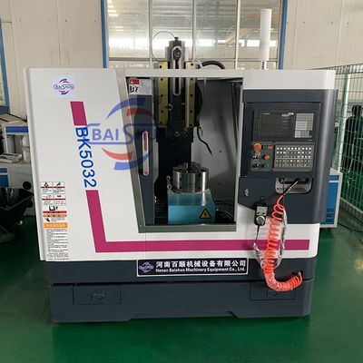 BK5032 Cnc メタルスロットリング マシン 角度 鋼 メタル 自動