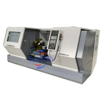オートマティックフラットベッドCNC回転機 金属CNCターニングマシン