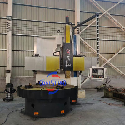 2.5M 機械加工 Ck5125  lathes Cnc Fanuc 垂直ターレット lathes