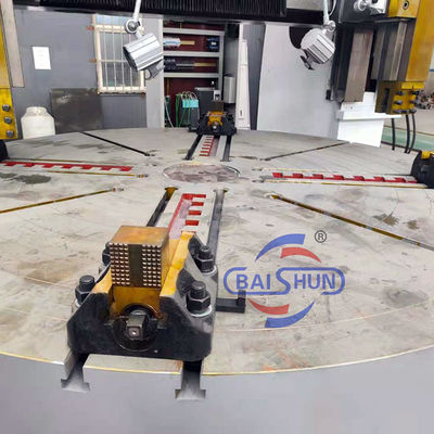 五角形ツールポストCNC 縦回転回転機 ダイクス金属切削回転直径3500mm