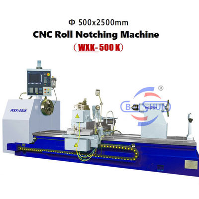Cnc高生産ロールノッチングマシン 鉄鋼ローラー半月溝の機械