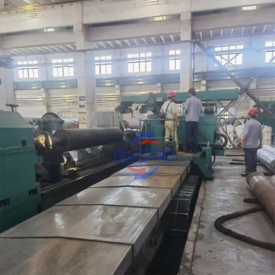 簡単な操作 重量ローラー加工 大穴回転床 水平 CNC ロール回転床