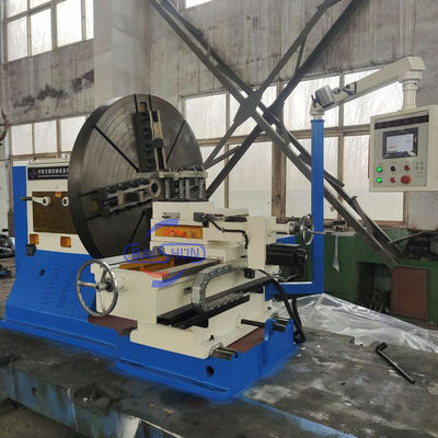 高安定性 フランジ端回転 3500mm スイング直径の大きな顔回転機