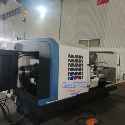 QK1325 スマート自動水平平床 CNC ダブルチャックパイプスレッドリングターン