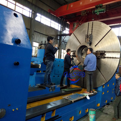 大型スイング直径水平ロール回転床 トーノ 重作業切削床