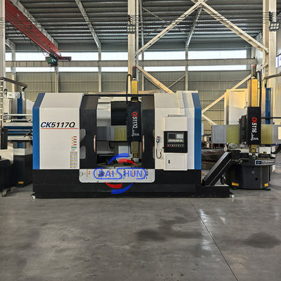中国サプライヤー精密垂直タレット旋盤 CNC 垂直旋盤金属加工用