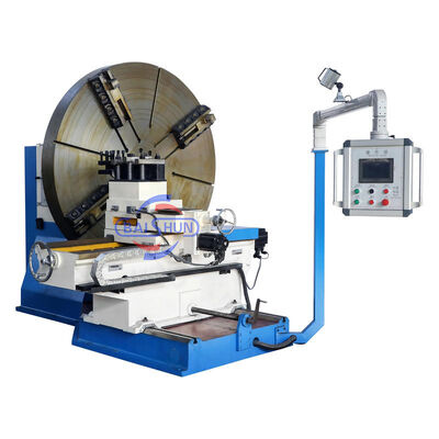 重荷面回転機 2500mm マックス.回転直径 2000mm チャックと15kW スピンドルモーター