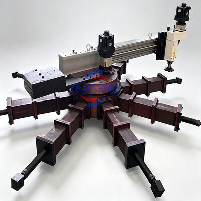 精度ポータブルフランジ旋盤 2000mm IDマウント オンサイトフランジフェーシングマシン